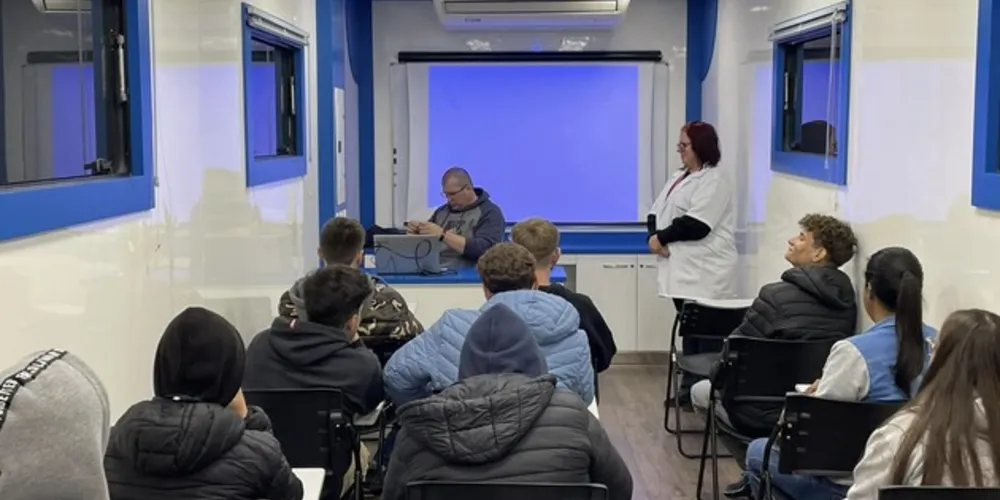 As aulas estão em andamento e estão sendo ministradas pelos instrutores do Senai