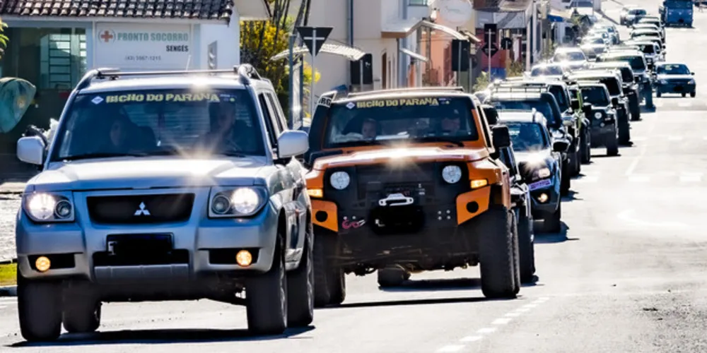 Os 4x4 devem agitar a cidade de Sengés entre os dias 25 e 27 de agosto