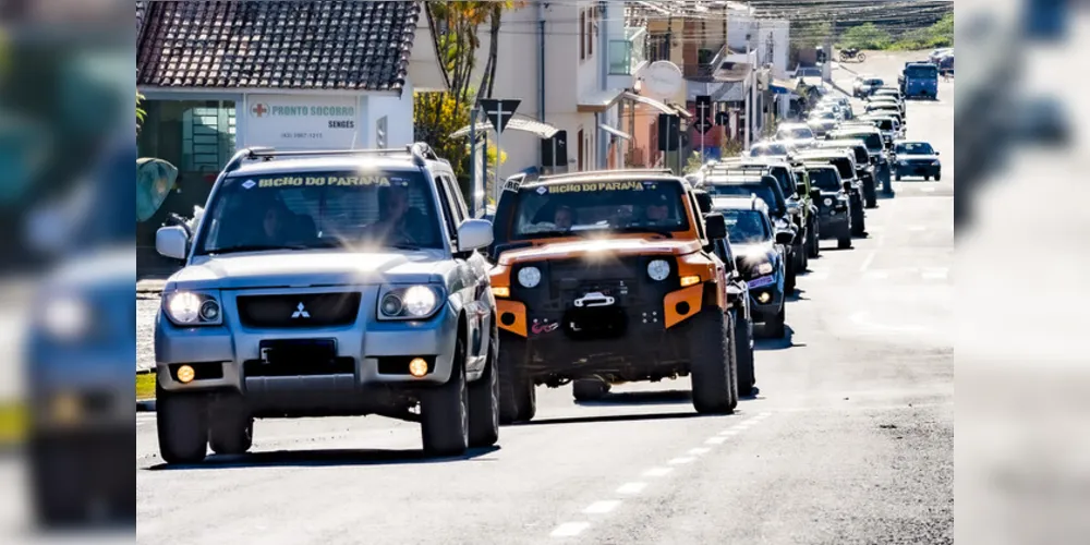 Os 4x4 devem agitar a cidade de Sengés entre os dias 25 e 27 de agosto