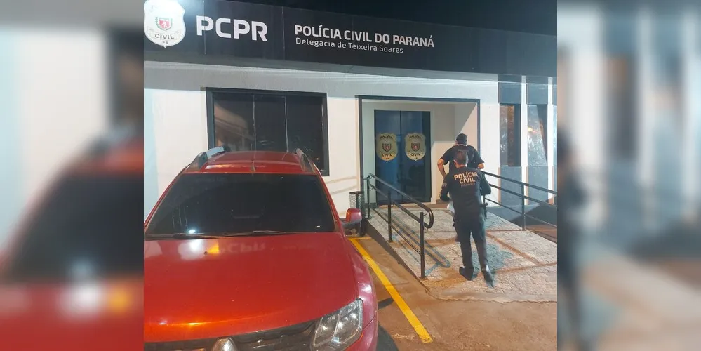 Polícia Civil de Teixeira Soares cumpriu mandado de prisão nesta quarta-feira (20)