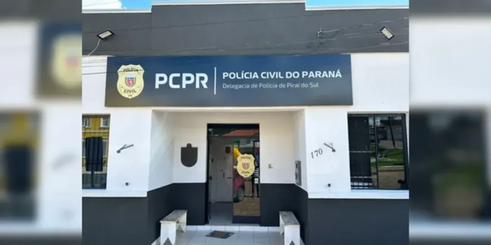 Suspeito foi levado à Delegacia da Polícia Civil