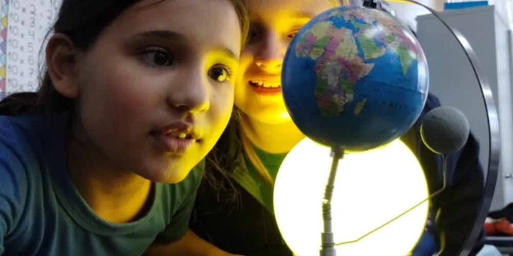 Através das videoaulas e do planetário a turma conseguiu entender a relação entre o clima e as estações