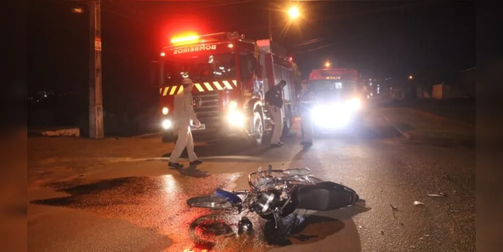 Equipes dos Bombeiros atenderam a ocorrência