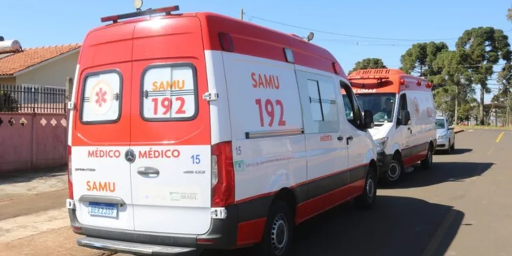 Rapaz recebeu os atendimentos dos profissionais do Samu e foi levado para casa hospitalar