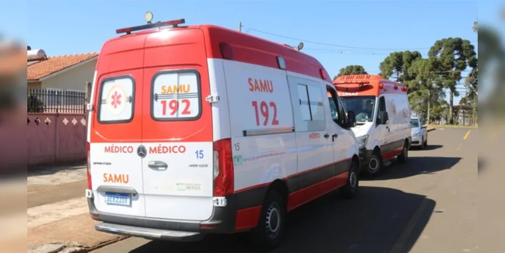 Rapaz recebeu os atendimentos dos profissionais do Samu e foi levado para casa hospitalar