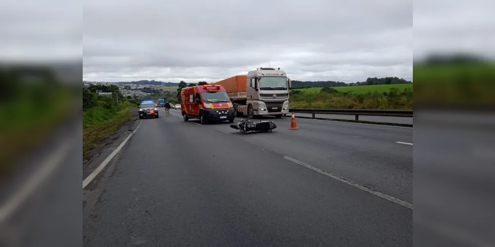 Acidente foi próximo ao viaduto de acesso ao núcleo