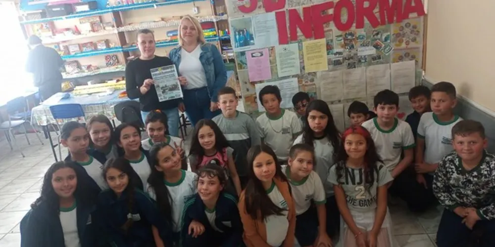 Educandos protagonizaram seu próprio informativo com informações da comunidade escolar