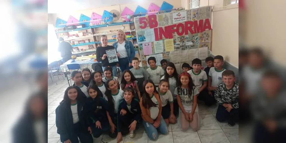 Educandos protagonizaram seu próprio informativo com informações da comunidade escolar