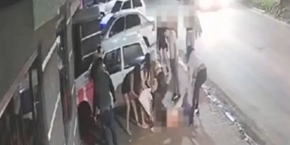 Imagens da confusão viralizaram neste domingo