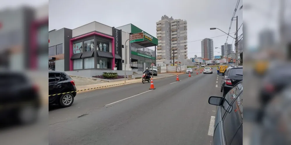 Fluxo da avenida funciona nos dois sentidos