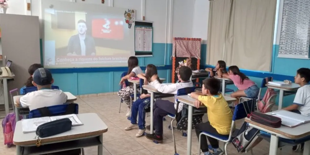 Trabalho contou com participação ativa da turma e intensa interação