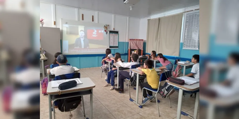 Trabalho contou com participação ativa da turma e intensa interação