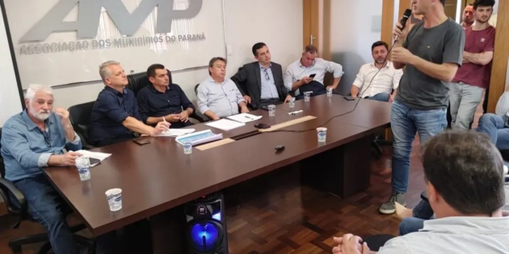 Um dos prefeitos presentes no encontro foi Sérgio Belich, de Palmeira