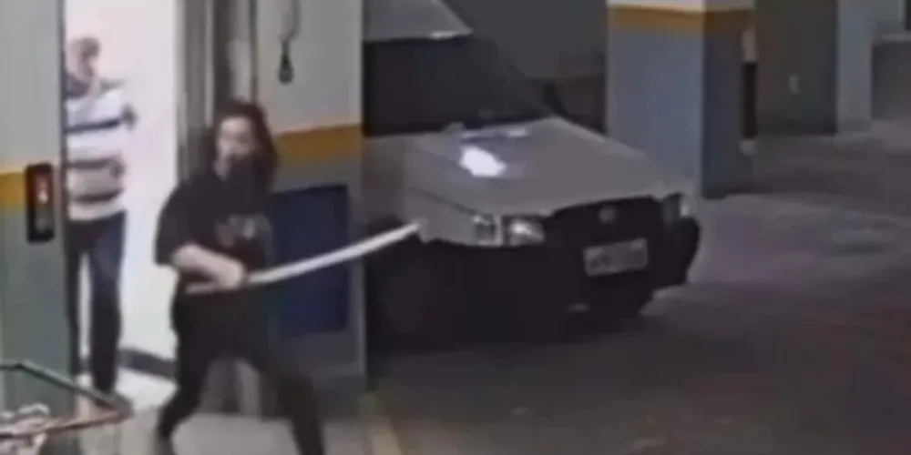 A cena foi registrada pelas câmeras de segurança, no dia 13 de agosto, mas viralizaram nas redes sociais nessa sexta-feira (25)