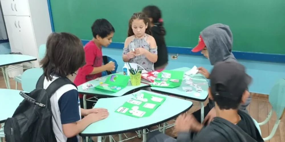 Aspectos culturais foram amplamente representados com dinâmica em sala