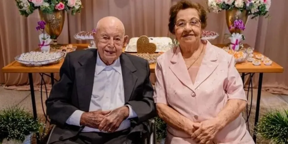 O casal faleceu com menos de uma semana de diferença