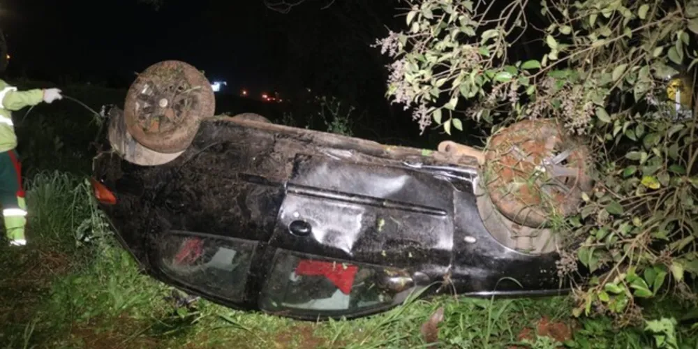 Dos cinco ocupantes, apenas a motorista se feriu com mais gravidade