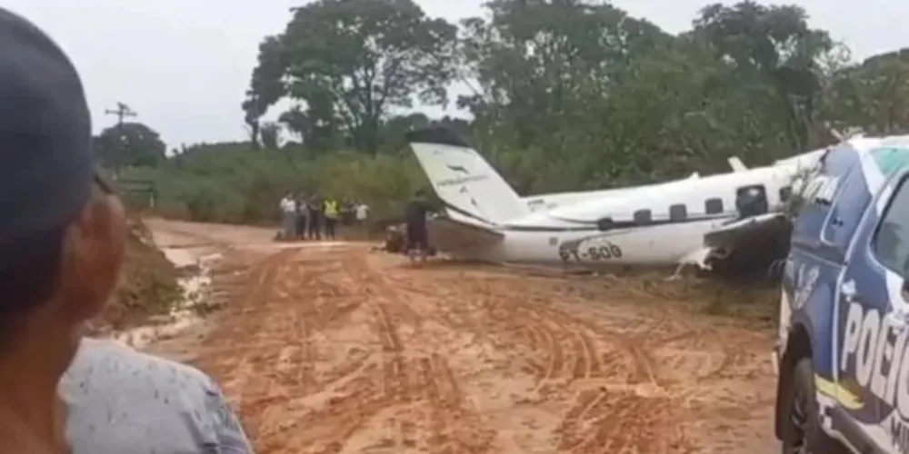 Ainda não sabe a causa da queda, mas chovia no momento do acidente