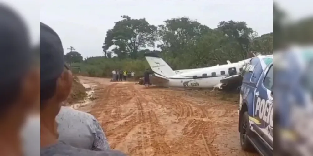 Ainda não sabe a causa da queda, mas chovia no momento do acidente