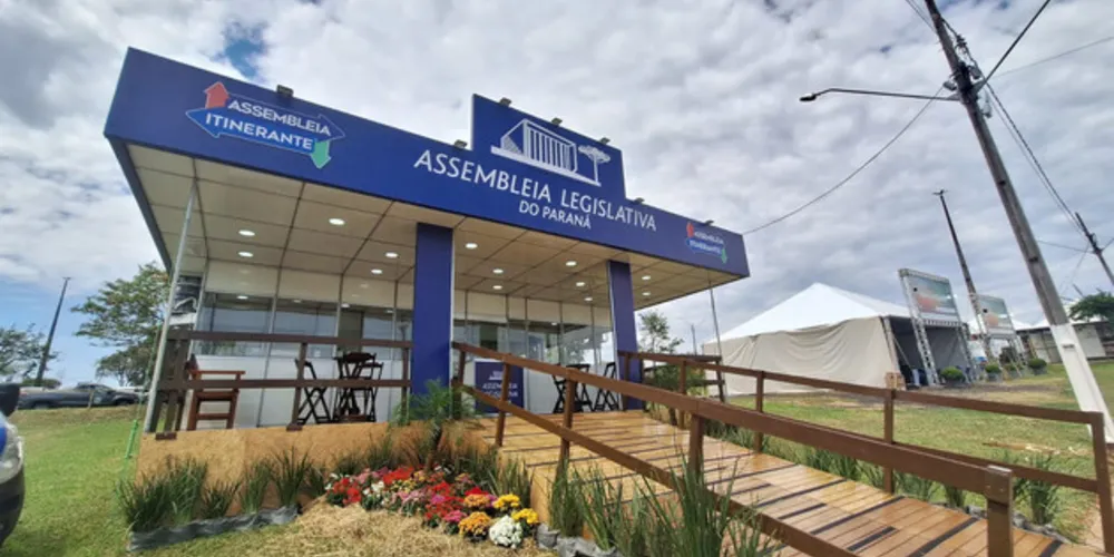 Estande da Assembleia já foi montado no Centro de Eventos