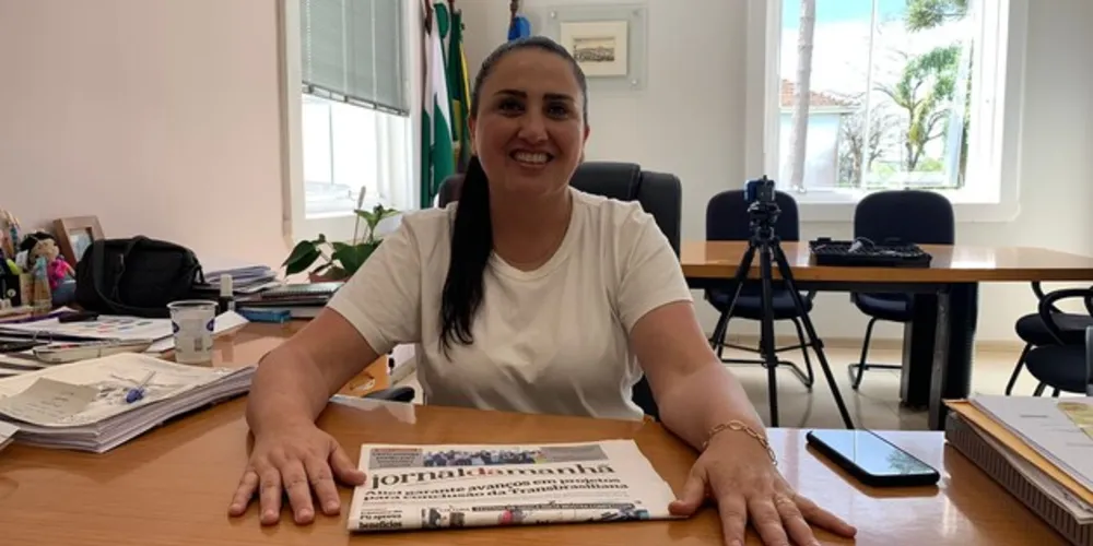 Prefeita Fernanda Sardanha (PSD) concedeu entrevista ao Jornal da Manhã e Portal aRede e falou sobre o desenvolvimento municipal