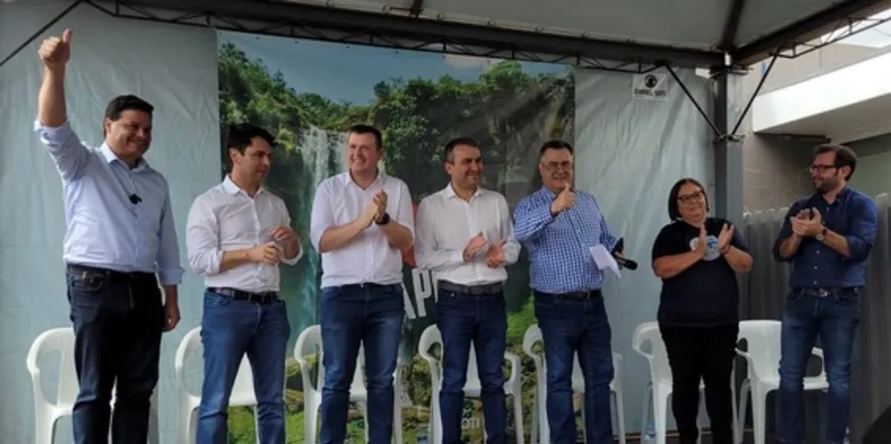 Arapoti recebeu a visita do secretário de Saúde do Paraná, Beto Preto, juntamente com Sandro Alex e Alexandre Cury