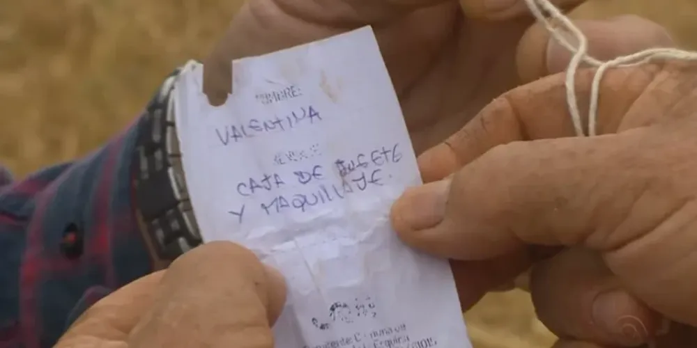 Bilhete foi encontrado em Ibirapuitã, no Norte do RS