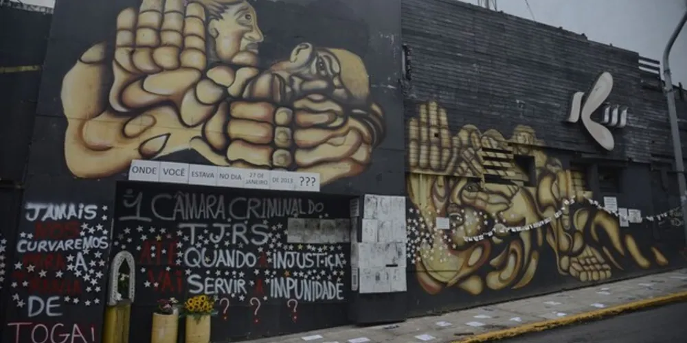 Incêndio na Boate Kiss, ocorreu em 2013, em Santa Maria (RS), e deixou 242 mortos e mais de 600 feridos