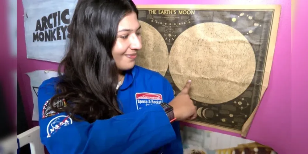 Aos 22 anos, Andressa Ojeda é a primeira mulher brasileira a fazer um curso avançado nos Estados Unidos para se tornar astronauta