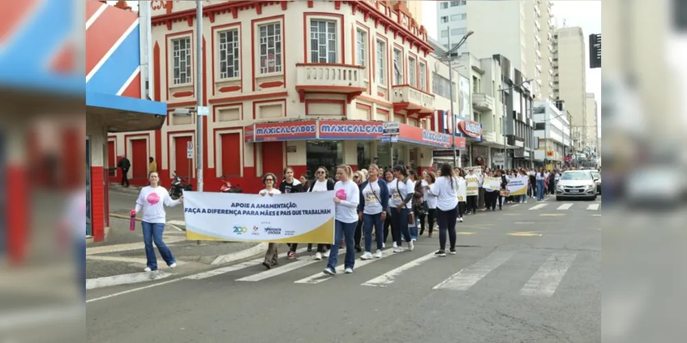 O tema foi “Possibilitando a Amamentação: Fazendo a diferença para mães e pais que trabalham”