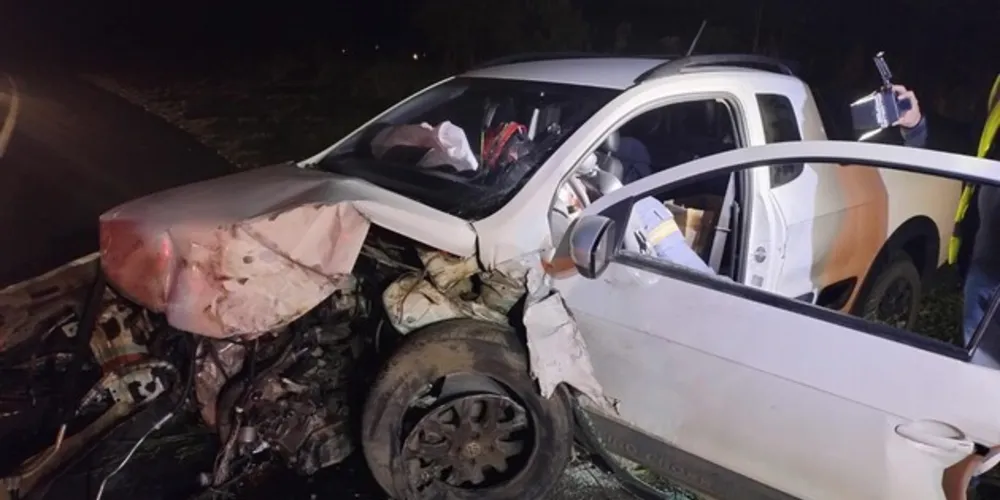 Acidente aconteceu na noite desta quarta-feira (27), no distrito de Uvaia