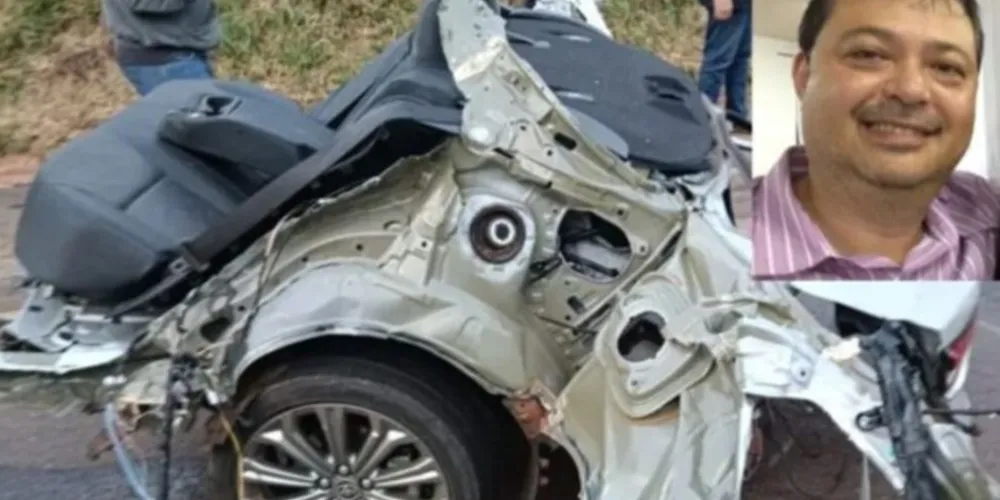 Wellington Araki Morimatsu, de 55 anos, morreu no acidente registrado na BR-376