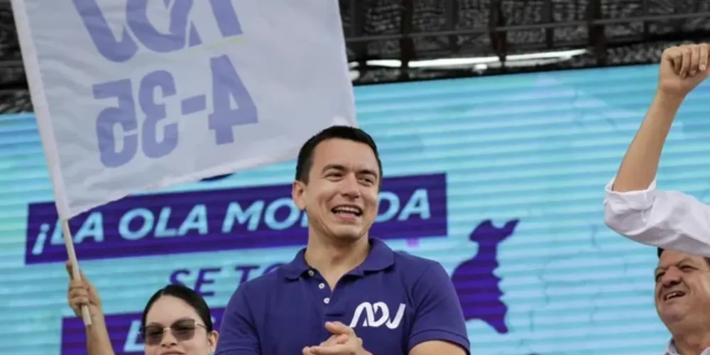 Daniel Noboa é candidato a presidente do Equador; tiroteio aconteceu em ato de campanha, segundo a imprensa local
