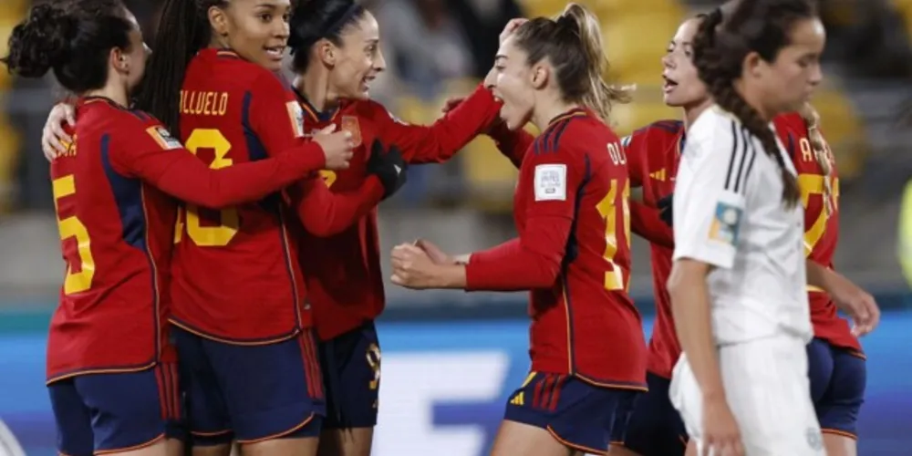 Na madrugada desta sexta-feira (21), as espanholas aplicaram 3 a 0 na equipe da Costa-Rica