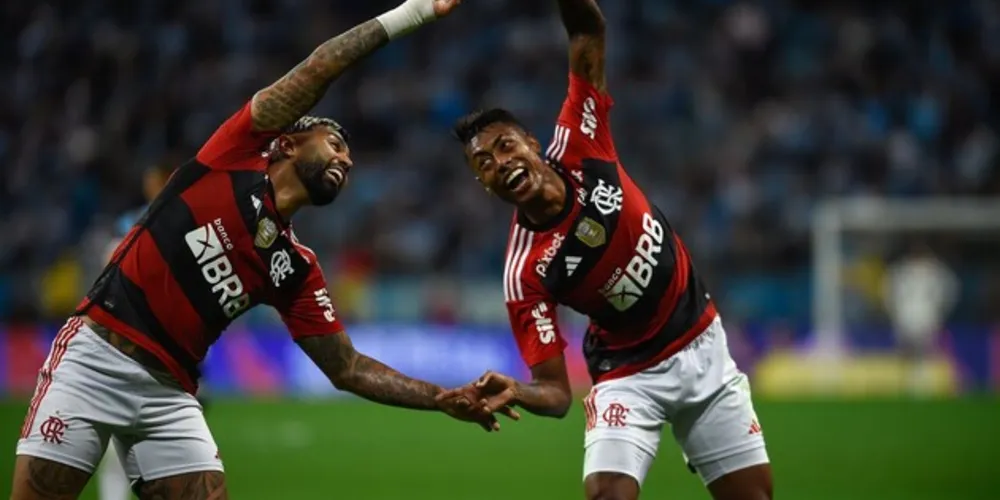 Dupla Gabigol e Bruno Henrique (foto) funcionou mais uma vez
