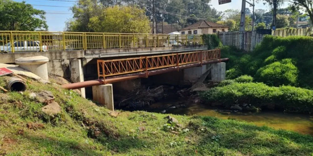 Ponte do Rio Verde dá acesso à estrada do Alagados