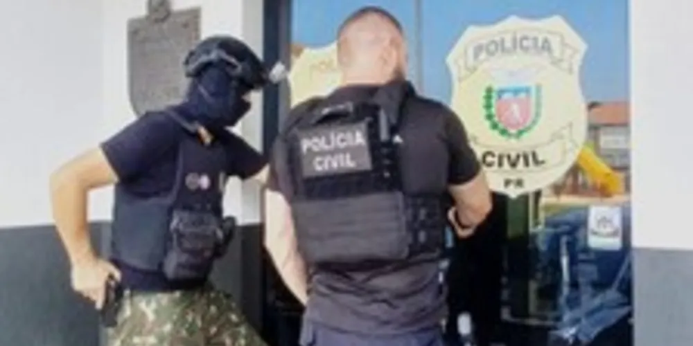 Homem foi encaminhado à Delegacia e depois para a Cadeia Pública de Castro