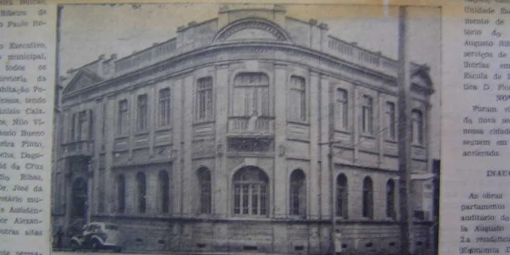 Em 20 de abril de 1968 o prédio Fórum de Ponta Grossa, que desde 1983 se tornou a sede oficial do Museu Campos Gerais/UEPG, foi destaque no Jornal da Manhã