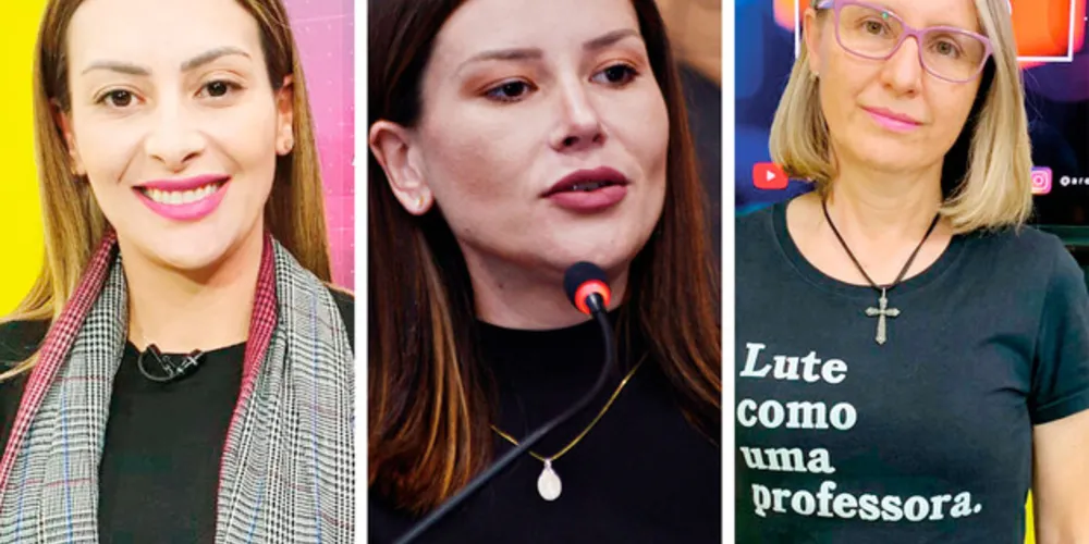 Deputada Mabel Canto (PSDB) e vereadoras Joce Canto (Podemos) e Josi do Coletivo (Psol)