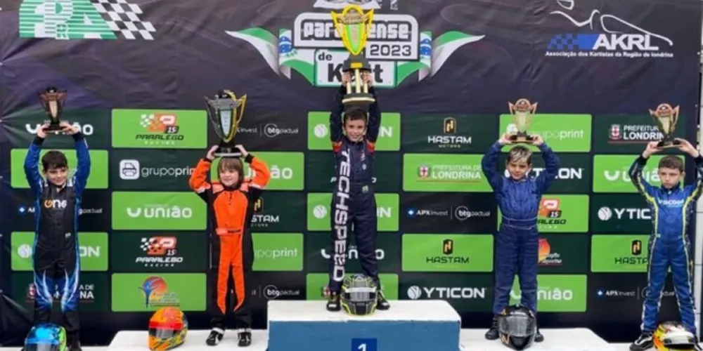 Bernardo Kluppel Gubert. tem sete anos e já faz história no kart