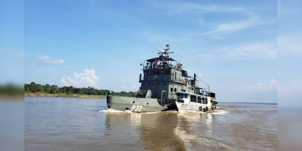 Marinha apreende 1,3 tonelada de drogas no Amazonas