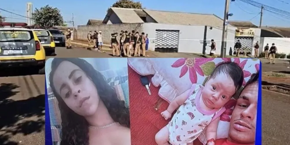 Mortes de bebê e pai foram confirmadas pelas famílias