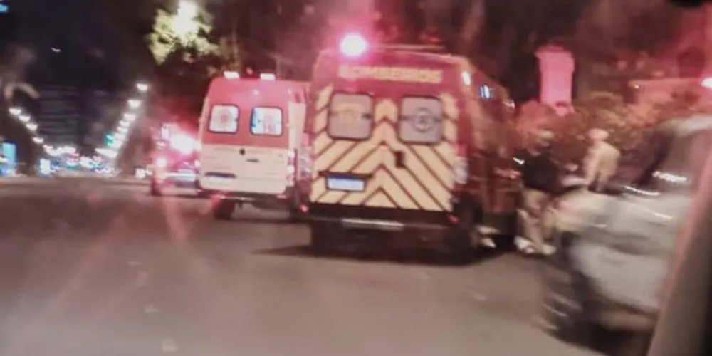 Acidente aconteceu na madrugada desta segunda-feira (28)