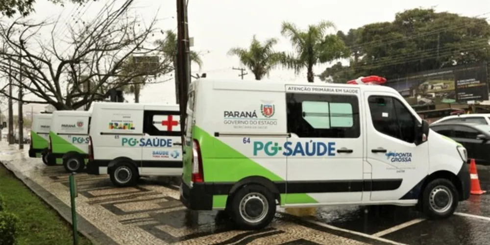 Ambulâncias foram apresentadas nesta quarta-feira