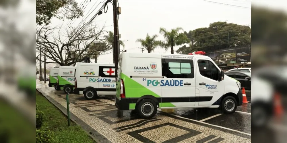 Ambulâncias foram apresentadas nesta quarta-feira