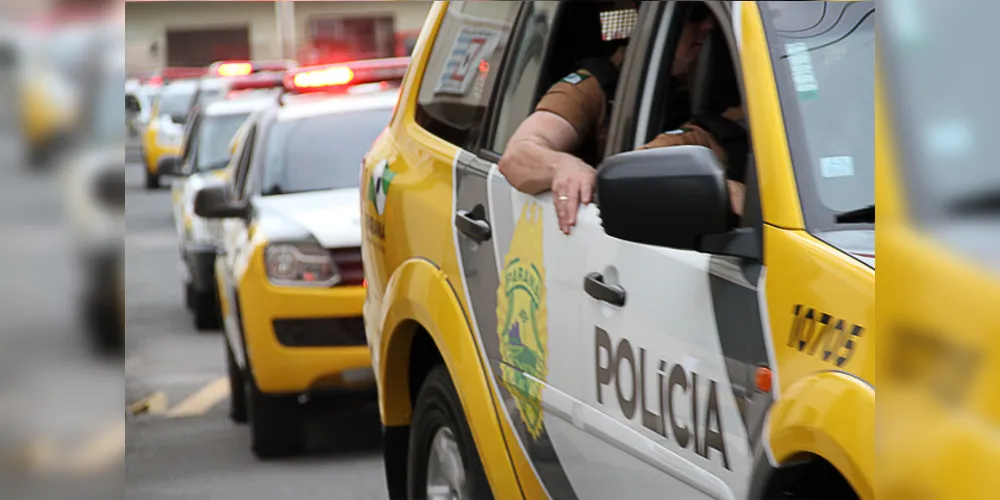 Polícia recebeu informação de veículo abandonada próximo a loteamento em Ponta Grossa