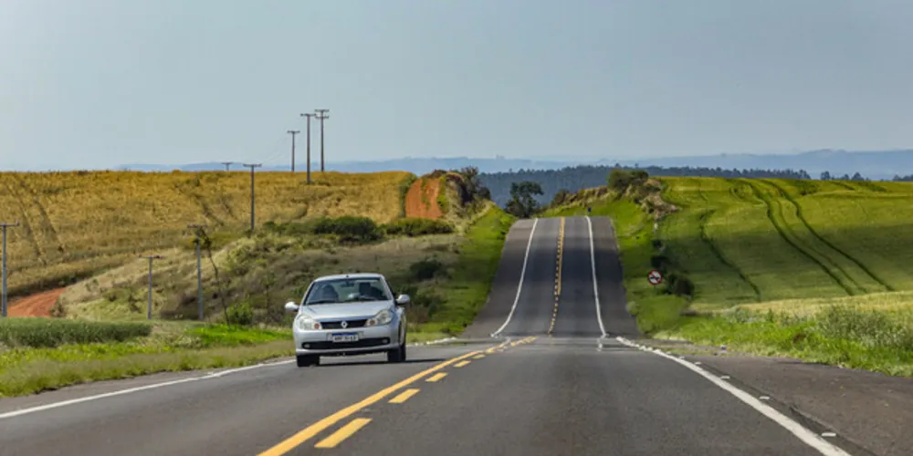 Sengés, 31 de agosto de 2023 - PR 151, entre Ponta Grossa e Sengés, no trecho em Sengés