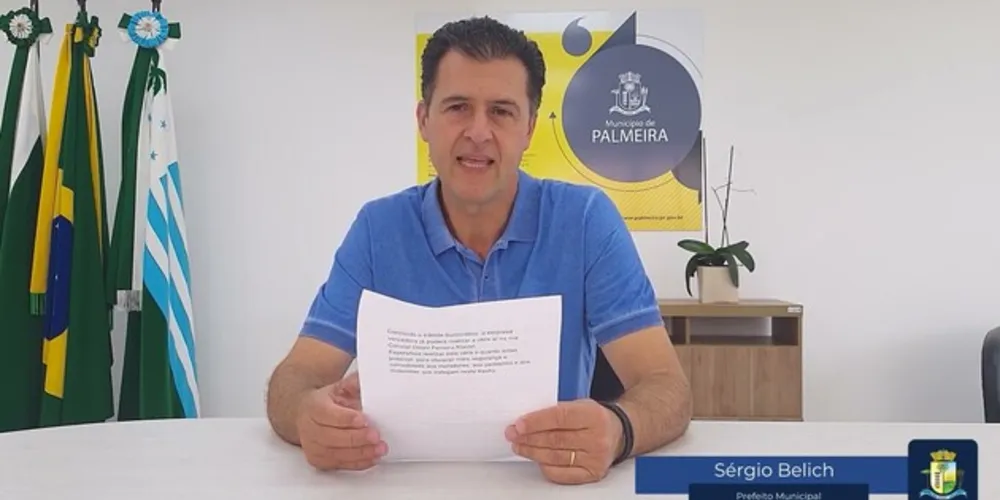 Prefeito de Palmeira, Sérgio Belich,  se baseará em enquete