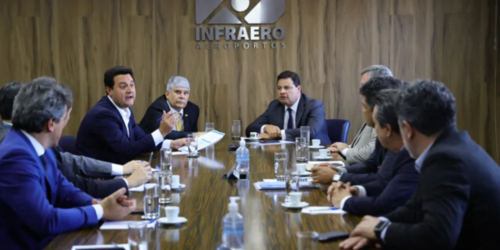 Ratinho Junior se reuniu em Brasília com a diretoria da empresa pública