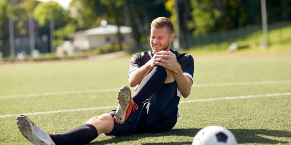 Jogador com sensação de falseio e instabilidade no joelho